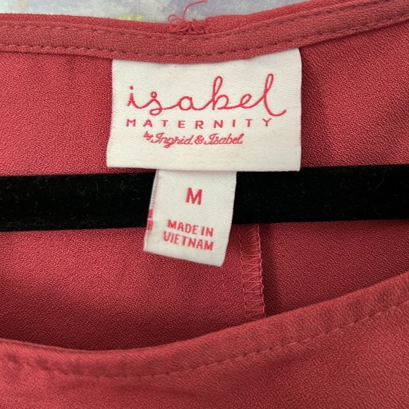 Pink maternity top- M - Picture 6 of 6